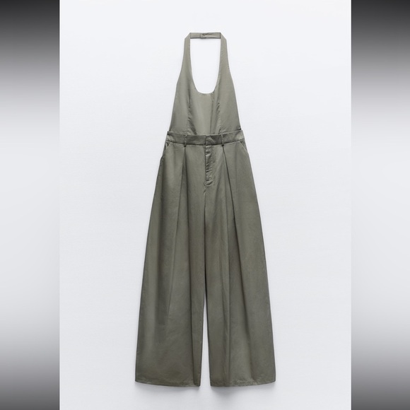 ZARA gabardine jumpsuit - Picture 4 of 4